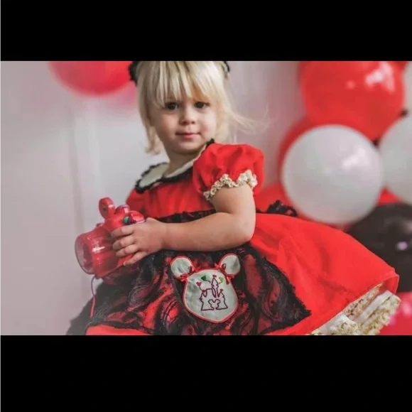 “The Minerva” Minnie Mouse Dress - handmade